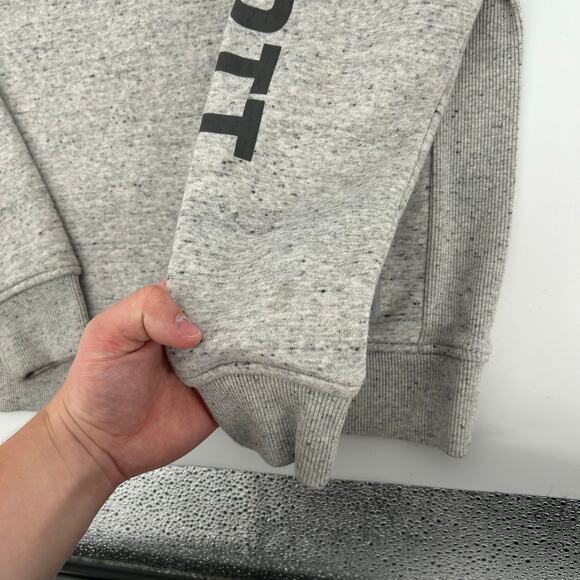 Womens Asphalt Heather Grey Carhartt Crewneck Relaxed Fit Crewneck~ S 104410 E07 - Picture 4 of 9